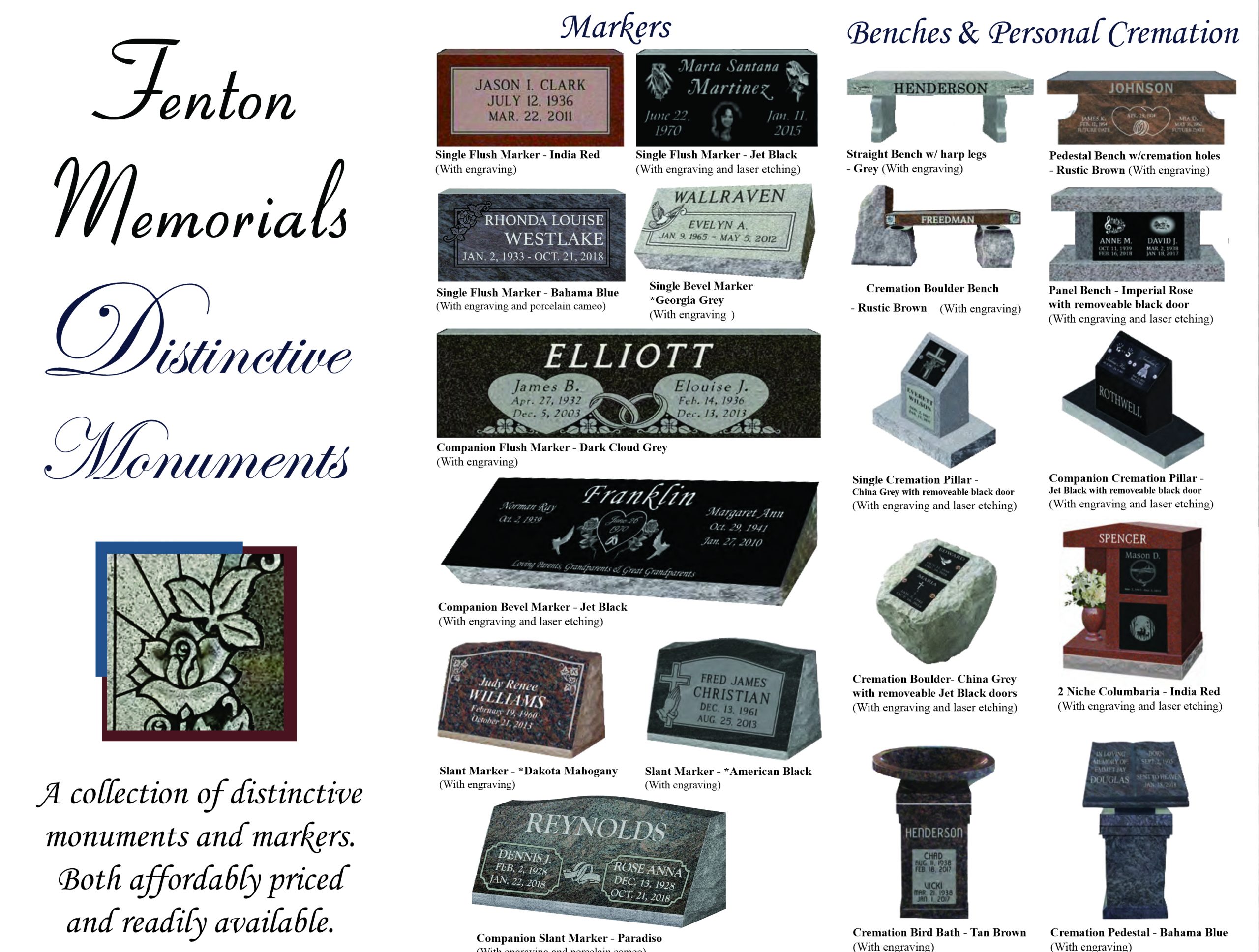 Fenton Memorials – 