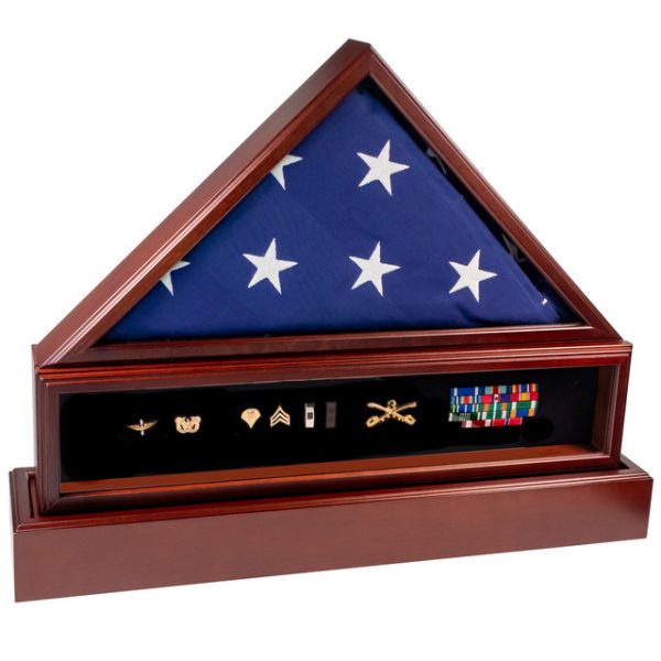 Flag Case, Display Case & Urn (Cherry)